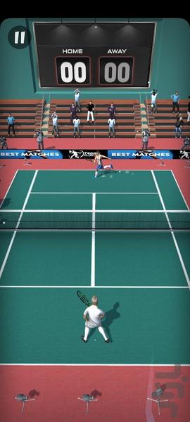 تنیس بازی - Gameplay image of android game