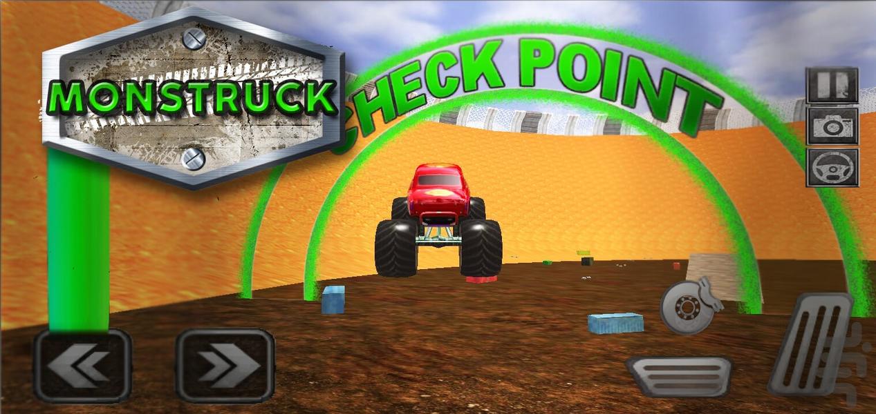 ماشین بازی هیولا - عکس بازی موبایلی اندروید