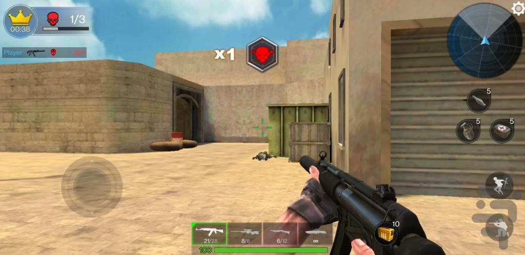تفنگ بازی گروهی - Gameplay image of android game
