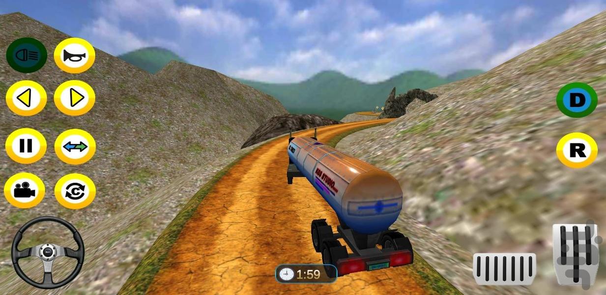 بازی تانکر سوخت : بازی جدید - Gameplay image of android game