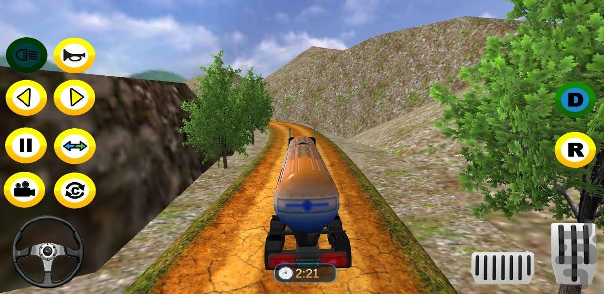 بازی تانکر سوخت : بازی جدید - Gameplay image of android game