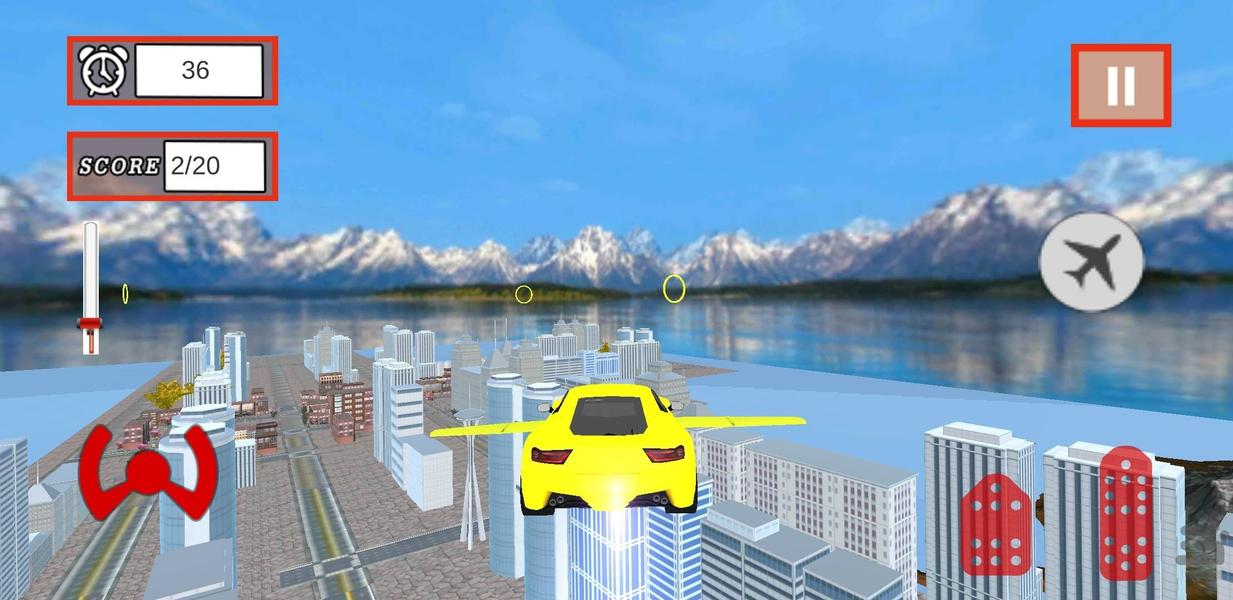 بازی ماشین پرنده - عکس بازی موبایلی اندروید