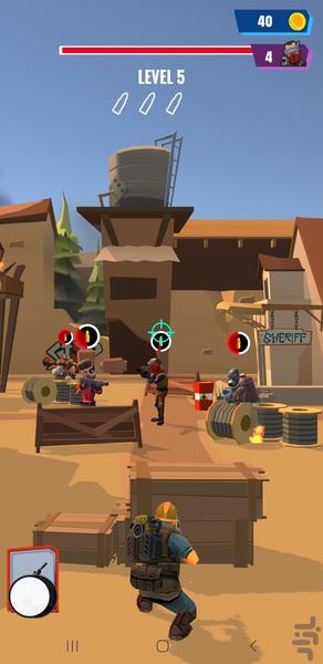 بازی جنگی شلیک - Gameplay image of android game
