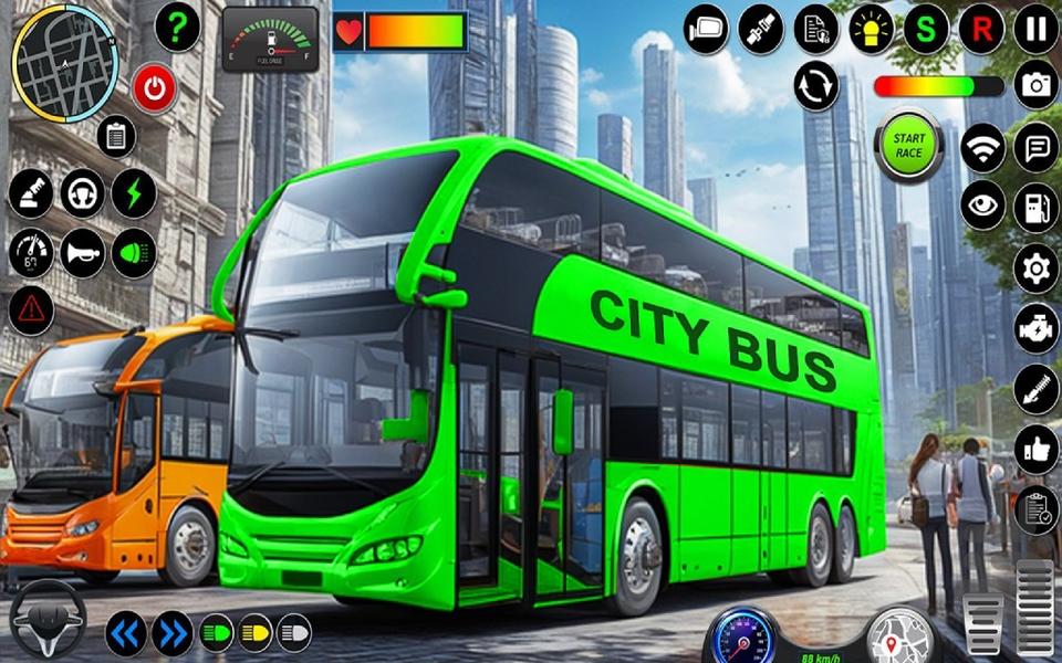 ماشین بازی اتوبوس - Gameplay image of android game