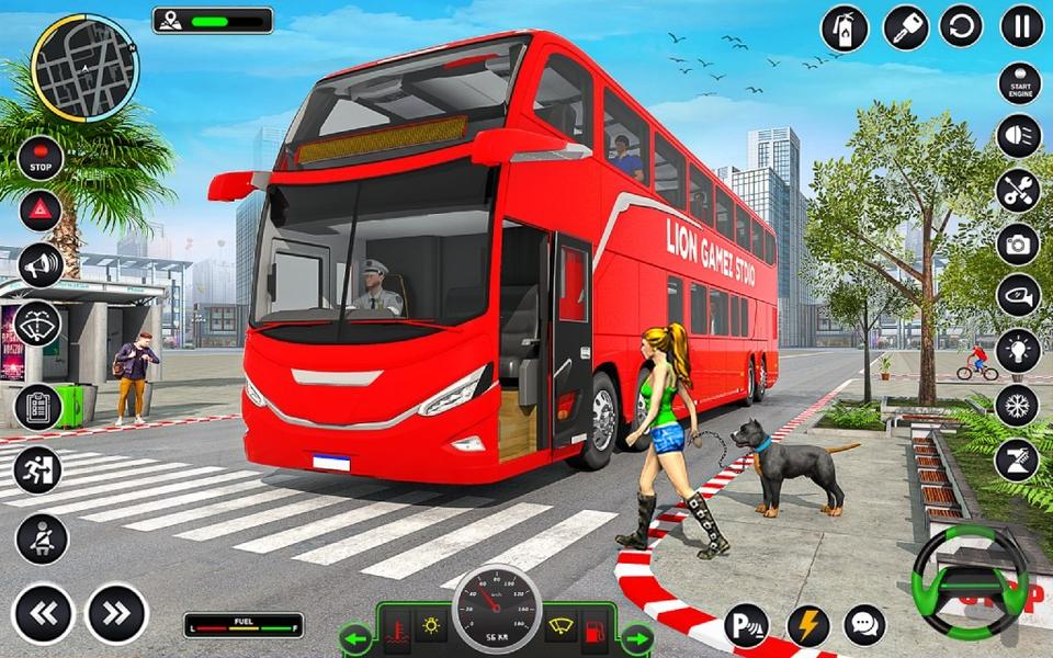ماشین بازی اتوبوس - Gameplay image of android game
