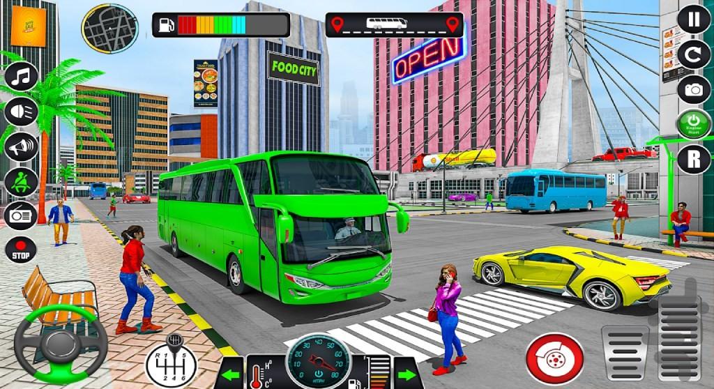 بازی ماشین اتوبوس - Gameplay image of android game
