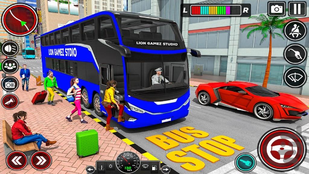 بازی ماشین اتوبوس - Gameplay image of android game