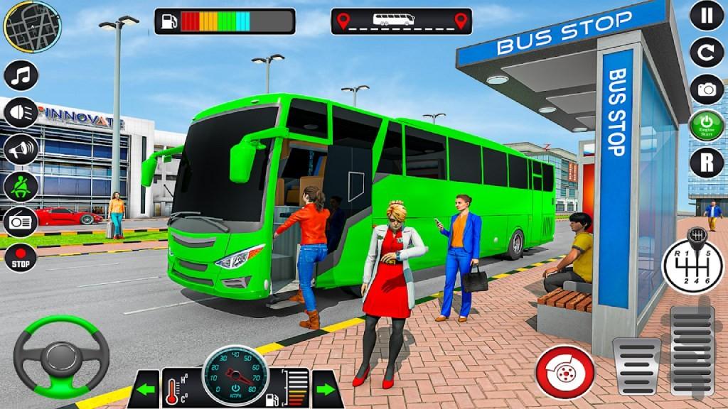 بازی ماشین اتوبوس - Gameplay image of android game
