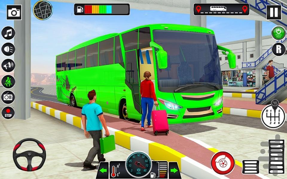 بازی ماشین اتوبوس - Gameplay image of android game