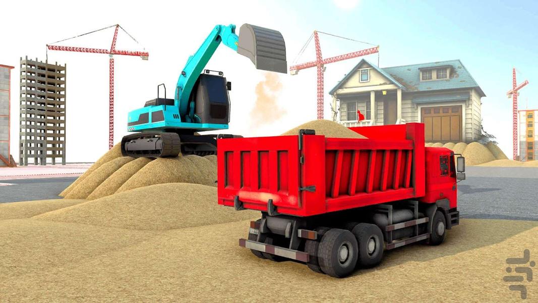 بازی ماشین خانه سازی - عکس بازی موبایلی اندروید