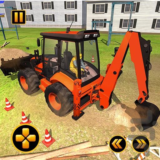 بازی ماشین خانه سازی - Gameplay image of android game
