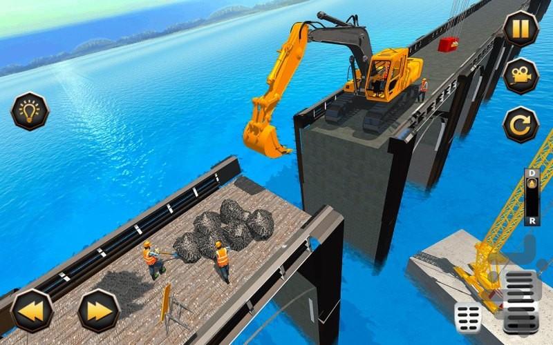 بازی ماشین پل سازی - عکس بازی موبایلی اندروید