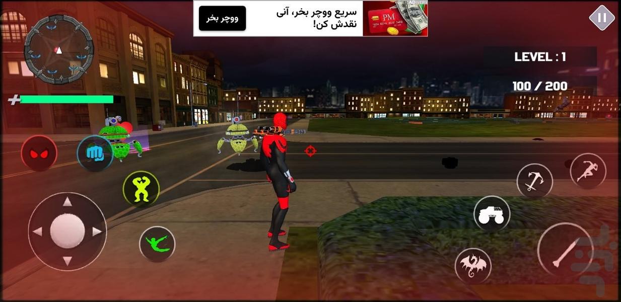 بازی مرد عنکبوتی - عکس بازی موبایلی اندروید