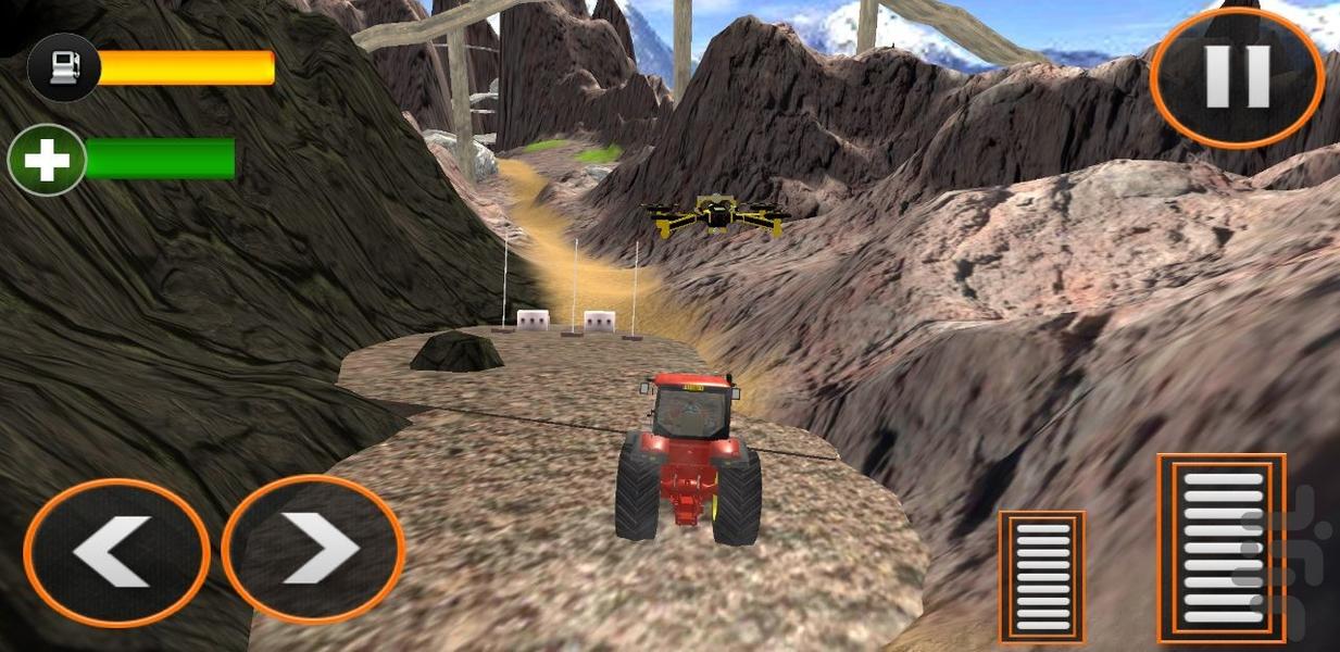 بازی تراکتور و پهپاد - Gameplay image of android game