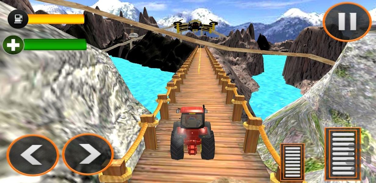 بازی تراکتور و پهپاد - Gameplay image of android game