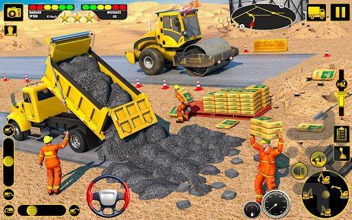 بازی ماشین جاده سازی - عکس بازی موبایلی اندروید