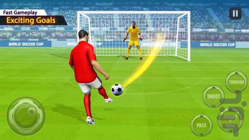 بازی فوتبال - Gameplay image of android game