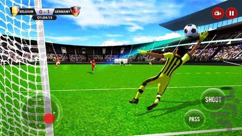 بازی فوتبال - عکس بازی موبایلی اندروید