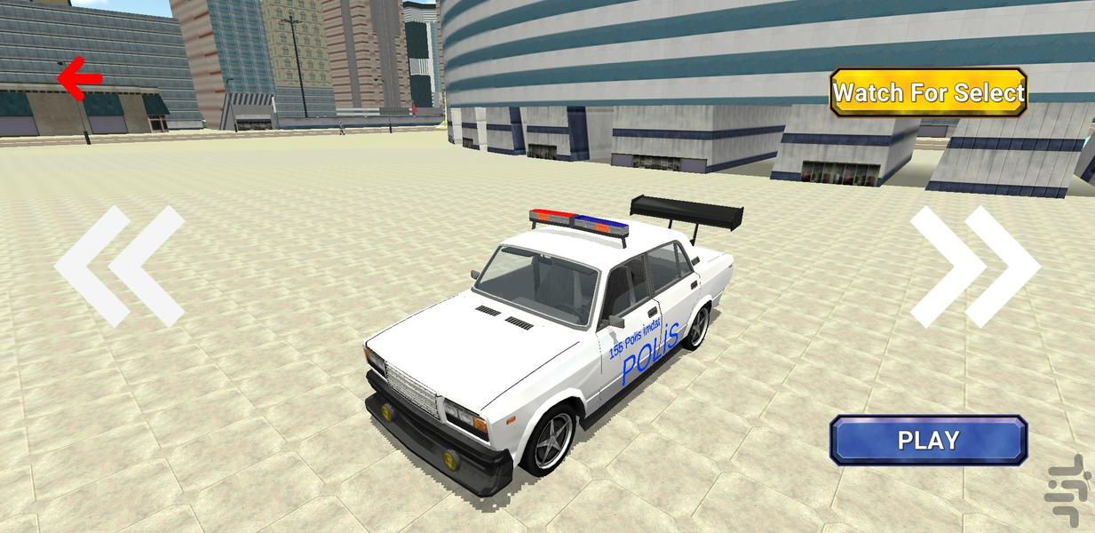 ماشین بازی پلیسی - عکس بازی موبایلی اندروید