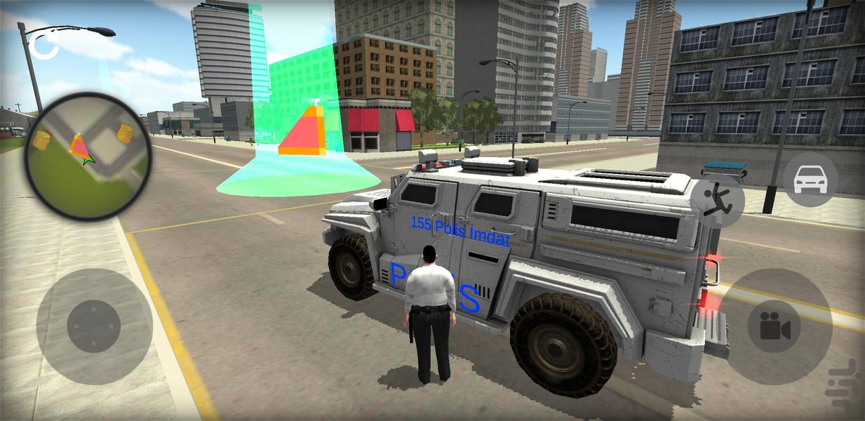 ماشین بازی پلیسی - عکس بازی موبایلی اندروید