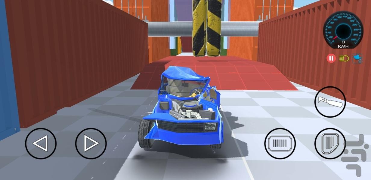 ماشین بازی تصادف - عکس بازی موبایلی اندروید