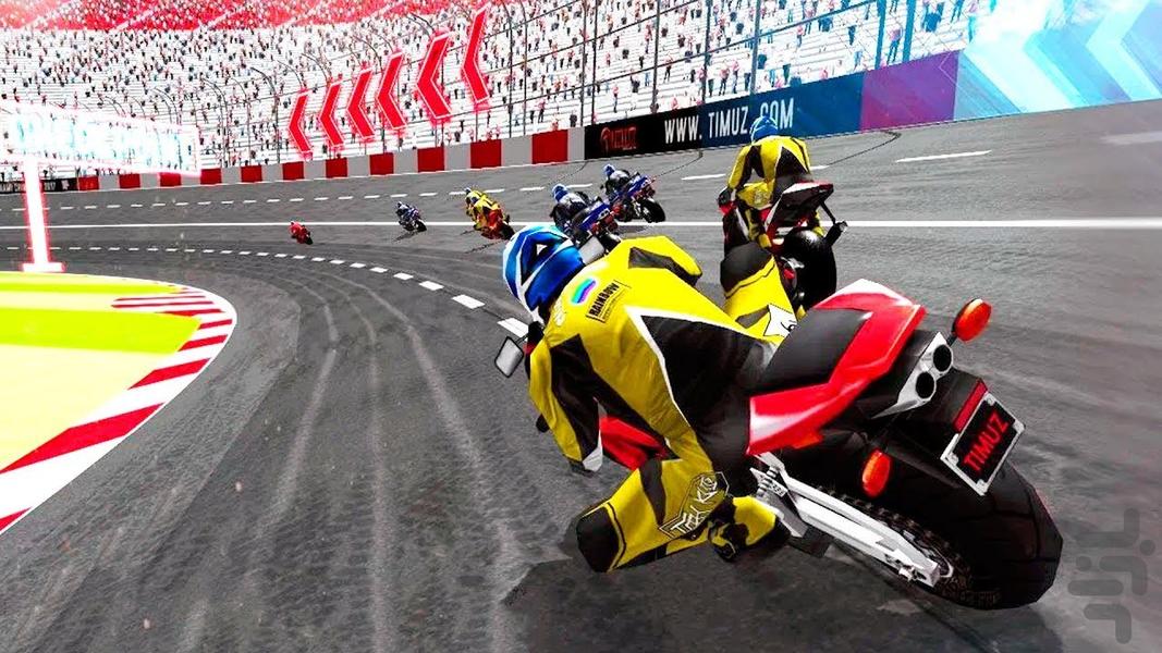 موتور بازی مسابقه ای - عکس بازی موبایلی اندروید