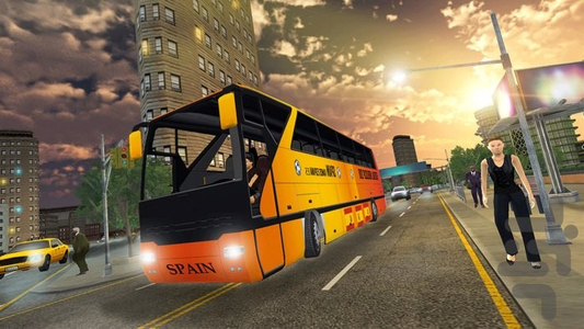 بازی راننده اتوبوس - Gameplay image of android game