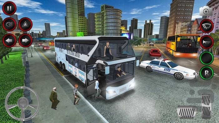 بازی راننده اتوبوس - Gameplay image of android game