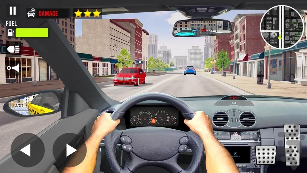 بازی راننده تاکسی : ماشین بازی جدید - Gameplay image of android game