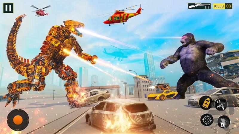 بازی گودزیلا و کینگ کنگ : بازی جدید - عکس بازی موبایلی اندروید