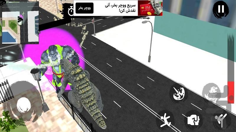 بازی گودزیلا و کینگ کنگ : بازی جدید - عکس بازی موبایلی اندروید