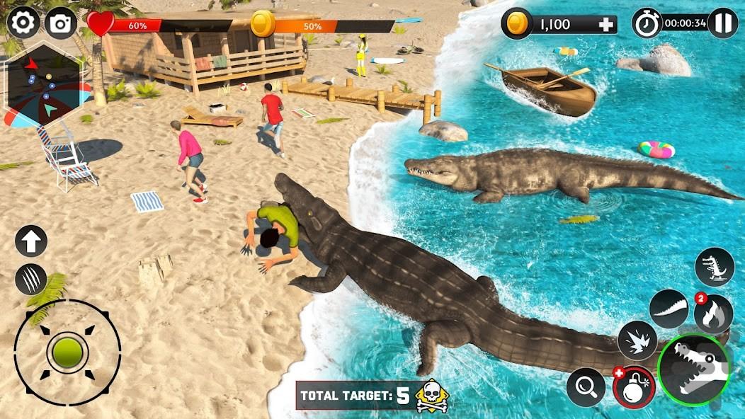 بازی کروکودیل آدمخوار : بازی جدید - عکس بازی موبایلی اندروید