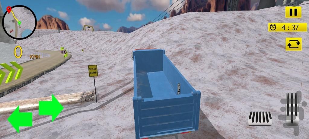 ماشین بازی جاده سازی - Gameplay image of android game