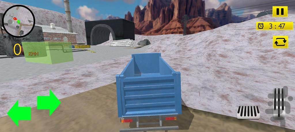 ماشین بازی جاده سازی - Gameplay image of android game