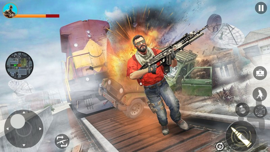 بازی جنگی کماندو : بازی جدید - Gameplay image of android game