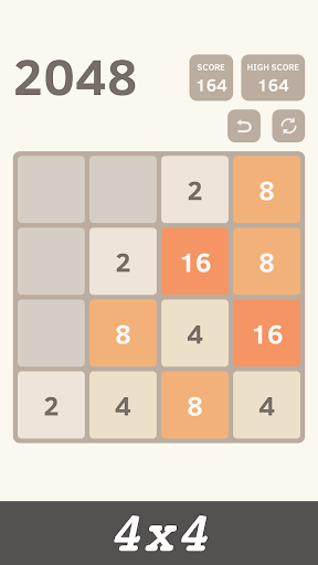 2048 Number Puzzle Game - Gameplay image of android game