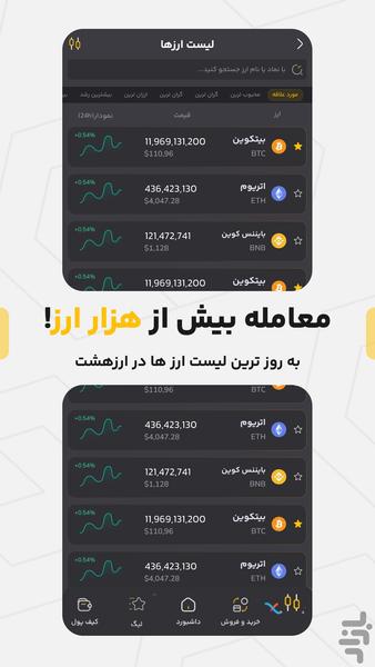 ارز سه | صرافی ارز دیجیتال - Image screenshot of android app