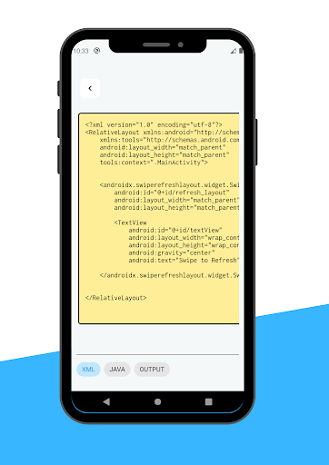 Android Studio Tutorial - Image screenshot of android app