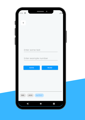 Android Studio Tutorial - Image screenshot of android app