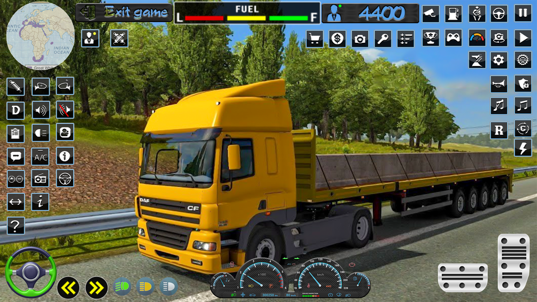 Truck Driver Cargo 3D Game - Gameplay image of android game