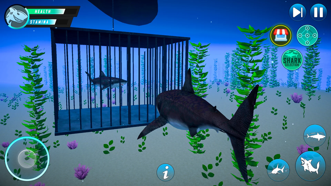 Survival Underwater Shark Game - عکس بازی موبایلی اندروید