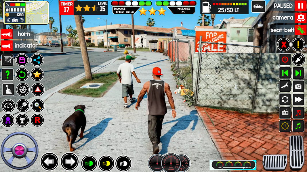 Vegas Gangster Simulator Game - Gameplay image of android game