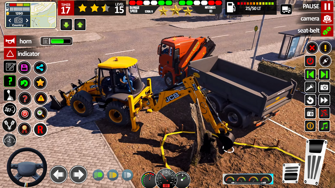 JCB Game: City Construction 3d - Gameplay image of android game