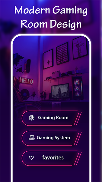 Gaming Room Design Home Decor - عکس برنامه موبایلی اندروید