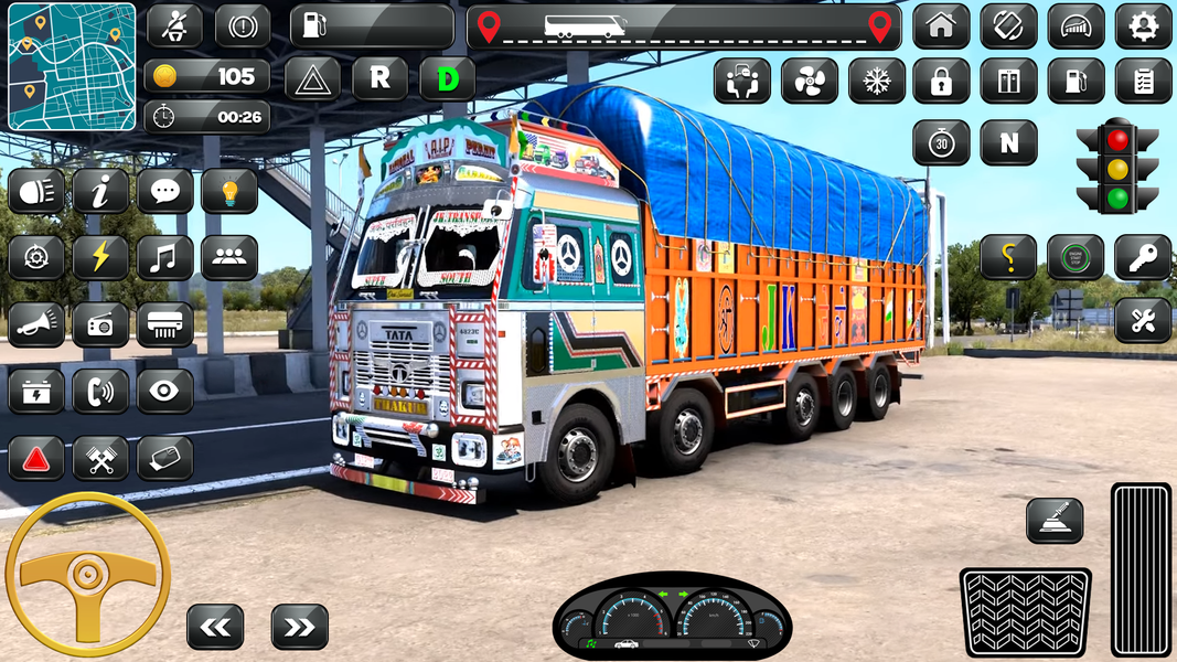 Indian Offroad Truck Driving - Gameplay image of android game