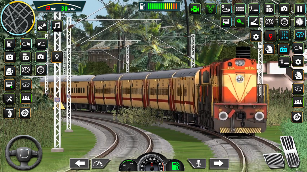 City Train Simulator Games 3d - Gameplay image of android game