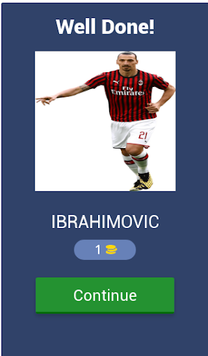 Guess the soccer star - Image screenshot of android app