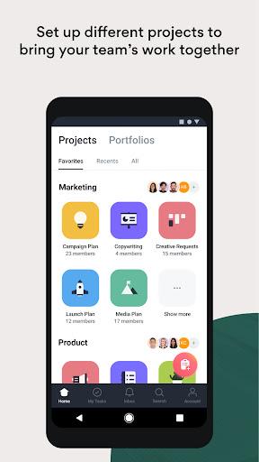 Asana: Work in one place - Image screenshot of android app