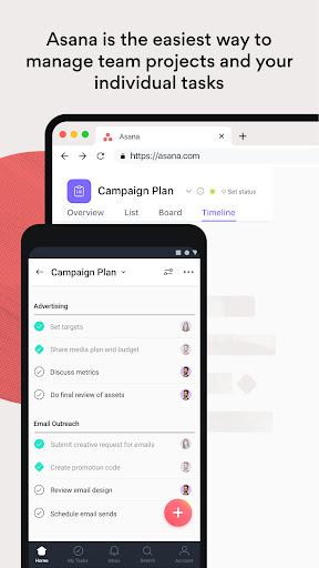 Asana: Work in one place - عکس برنامه موبایلی اندروید