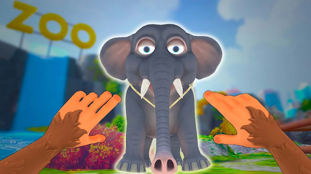 I Am Mad Monkey: Zoo Pranks - Gameplay image of android game